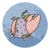 night night piggy 3 stickers