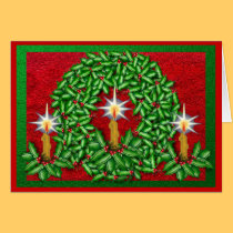 Night of Light Christmas Greeting or Invitation cards