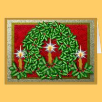 Night of Light Christmas Greeting or Invitation cards