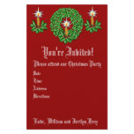Night of Light Christmas Stationary InvitationRd Customized Stationery