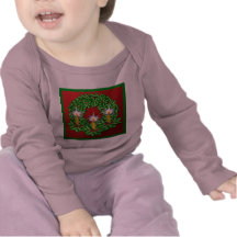 Night of Light Christmas Wreath Tshirt