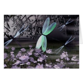 Night of the Dragonflies card