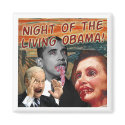 Night of the Living Obama! Magnet by CurrentEventTent Night of the Living Obama! Magnet