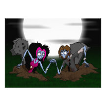 Night of the Loving Dead - Card Personalized Invite