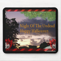 Night Of The Undead Halloween mousepads