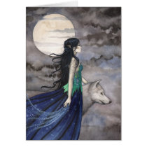 Night of the Wolf Greeting Card