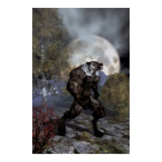 Night Of The Wolf print