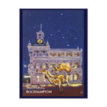rockhampton, beef, capital, queensland, cartoon,