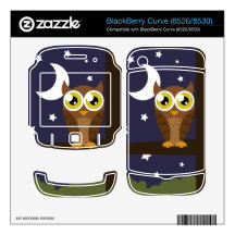 "Night Owl" BlackBerry Decals