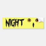 Night Owl Bumper Sticker