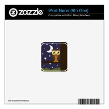 "Night Owl" iPod Nano 6G Skins