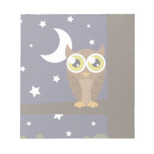 "Night Owl" Memo Notepads