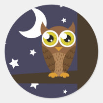 "Night Owl" Stickers stickers
