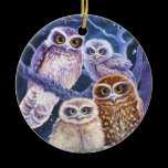 Night Owls ornaments
