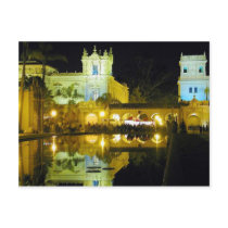 Night Ponds Water Balboa Park Post Cards