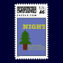 Night postage by originalART Night postage