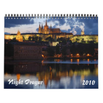 Night Prague 2010 Calendar