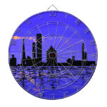Night Reflections on multiple products dartboards