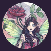 Night Rose Fairy Sticker by Molly Harrison stickers