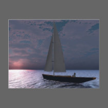 Night Sailing postcards