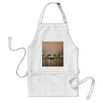 Night San Diego Sailboats Skyline aprons by lifesphere Night San Diego Sailboats Skyline aprons
