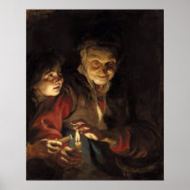 Night Scene Canvas Print