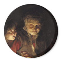 Night Scene Refrigerator Magnets