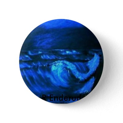 Night Sea Button by renderud