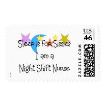 Night Shift Nurse Gifts Postage Stamps