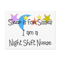 Night Shift Nurse Gifts postcards