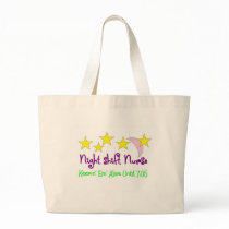 Night Shift Nurse Keepin Em alive until 7:05 Canvas Bag