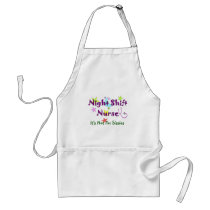 Night Shift Nurse NOT FOR SISSIES Apron