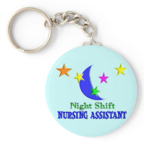 Night Shift Nursing Assistant Keychain