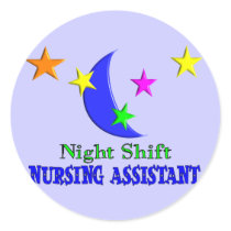 Night Shift Nursing Assistant Sticker