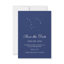 Night Sky Constellations Save the Date Announcements