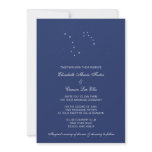 Night Sky Constellations Wedding Personalized Announcement
