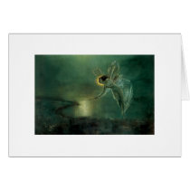 Night Sky Fairy Greeting Cards