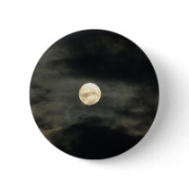 Night Sky - Full Moon and Dark Clouds Button