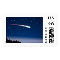 Night Sky Shooting Star Stamps