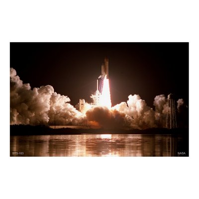 Night Space Shuttle Launch Posters by Space_Exploration