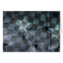 Night stars greeting card