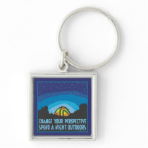 Night Tent Camping Keychains