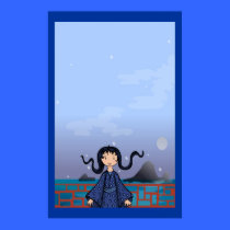 Night time on the island posters by elledeegee Night time on the island posters