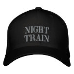 NIGHT TRAIN EMBROIDERED BASEBALL CAP