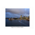 Night View of Sydney Harbor posters by fmsues Night View of Sydney Harbor posters
