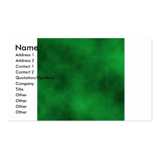 Night Vision buisiness card Business Card Template (front side)