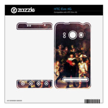 Night Watch by Rembrandt Harmenszoon van Rijn Decals For The HTC Evo 4G