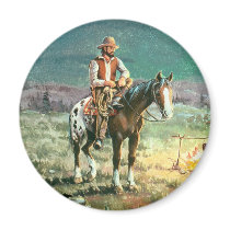 NIGHT WATCH by SHARON SHARPE magnets by sharonsharpe NIGHT WATCH by SHARON SHARPE magnets