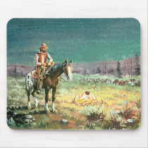 NIGHT WATCH by SHARON SHARPE mousepads