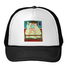 Night Watch - Chihuahua on duty Trucker Hats